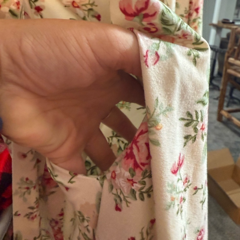 Floral Print Women's Robe - One size - Picture 6 of 11